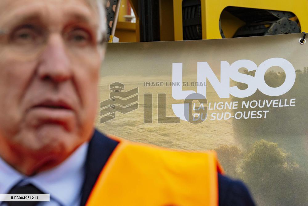 Visit of the LGV Toulouse - Bordeaux Site - Saint-Jory