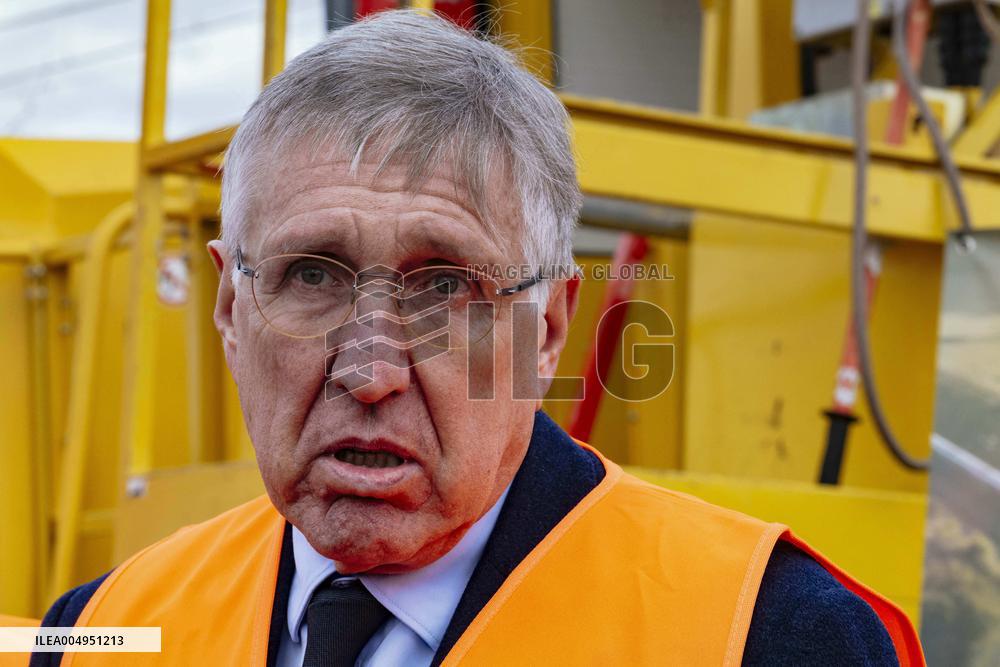 Visit of the LGV Toulouse - Bordeaux Site - Saint-Jory