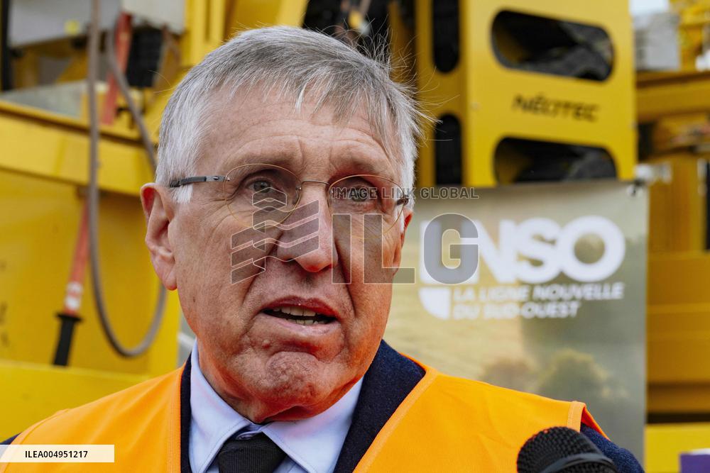 Visit of the LGV Toulouse - Bordeaux Site - Saint-Jory