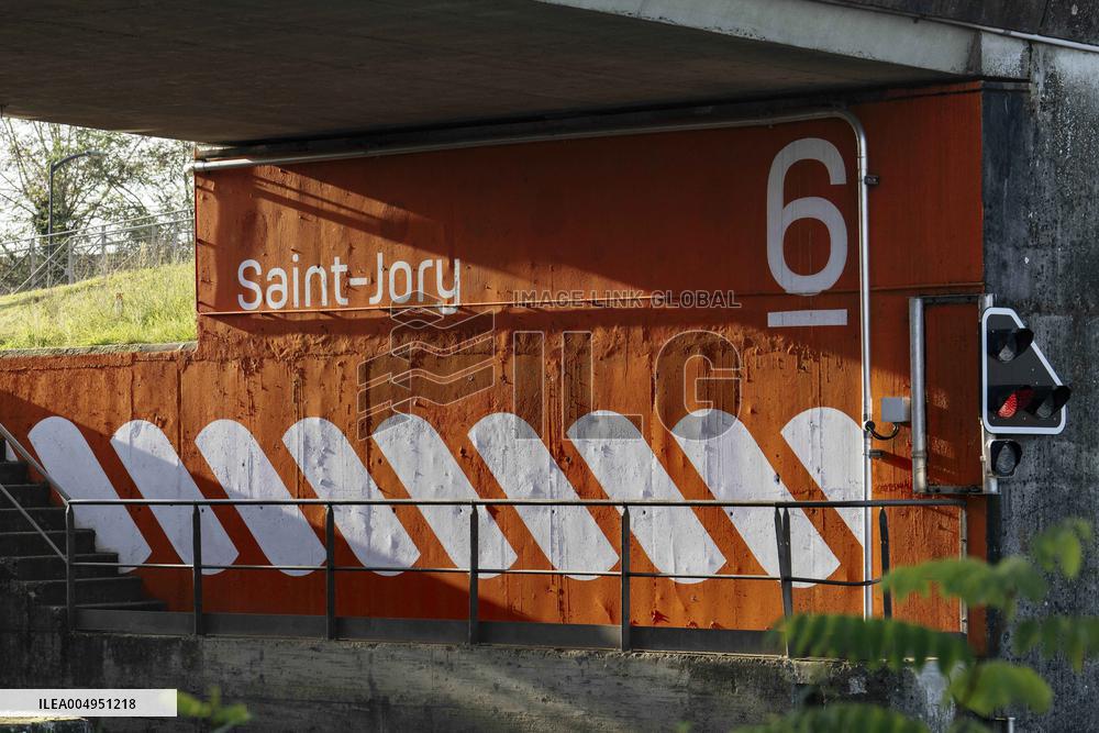 Visit of the LGV Toulouse - Bordeaux Site - Saint-Jory