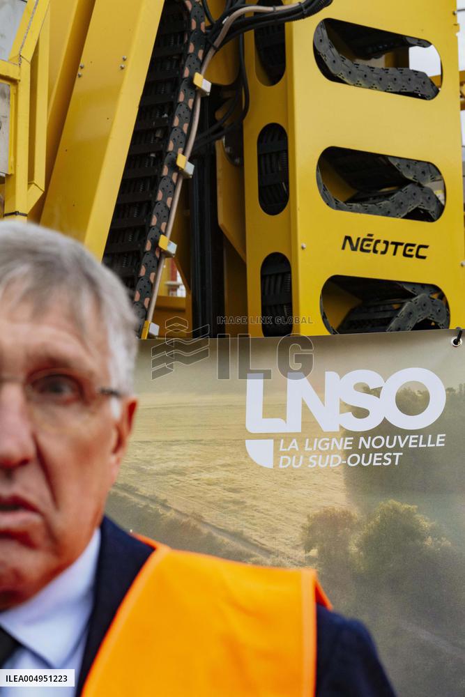 Visit of the LGV Toulouse - Bordeaux Site - Saint-Jory