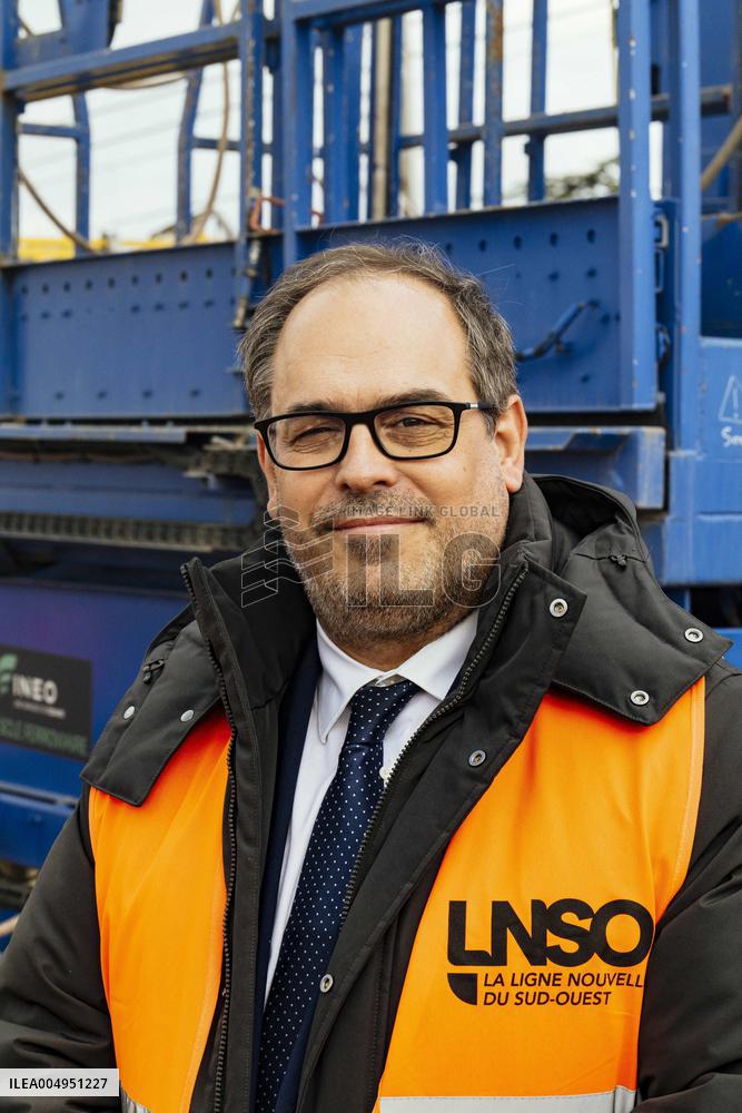 Visit of the LGV Toulouse - Bordeaux Site - Saint-Jory