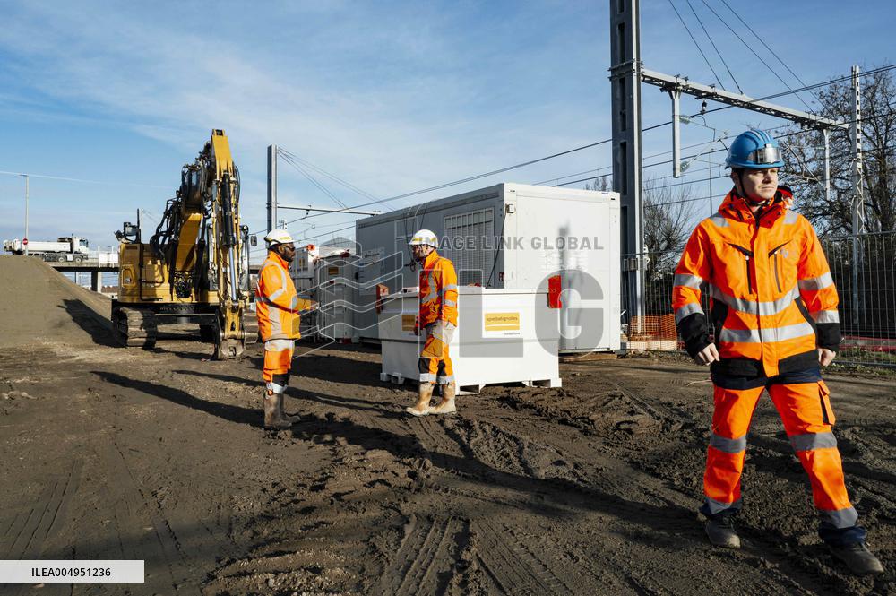 Visit of the LGV Toulouse - Bordeaux Site - Saint-Jory