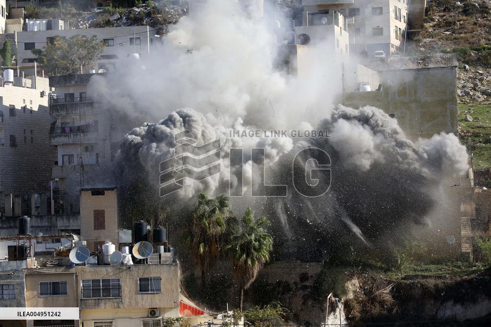 Nablus Home Destroyed In Israeli Raid - West Bank
