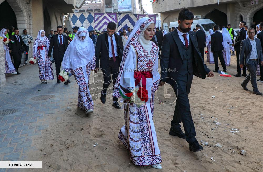 Mass Wedding in Khan Younis - Gaza