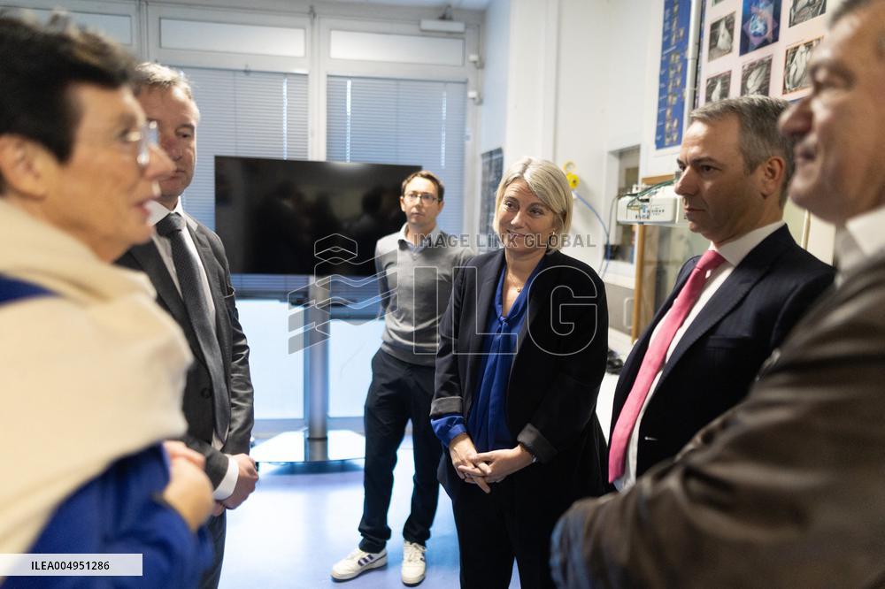 Stephanie Rist visits the Institute of Myology - Paris