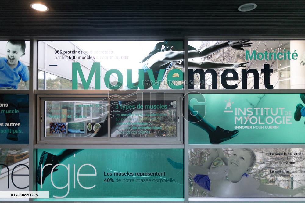 Stephanie Rist visits the Institute of Myology - Paris