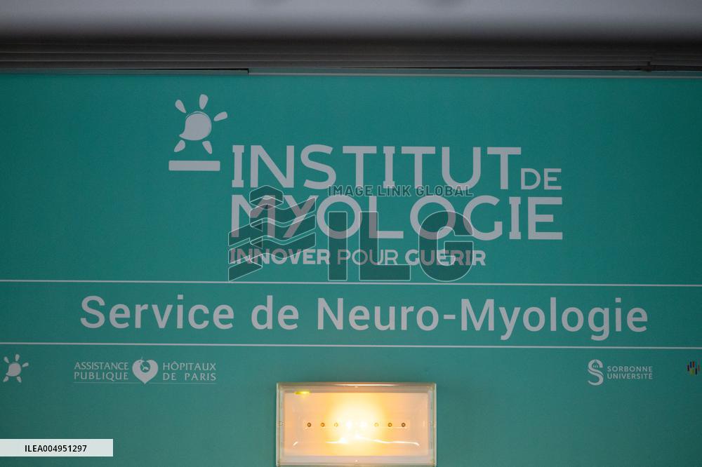 Stephanie Rist visits the Institute of Myology - Paris
