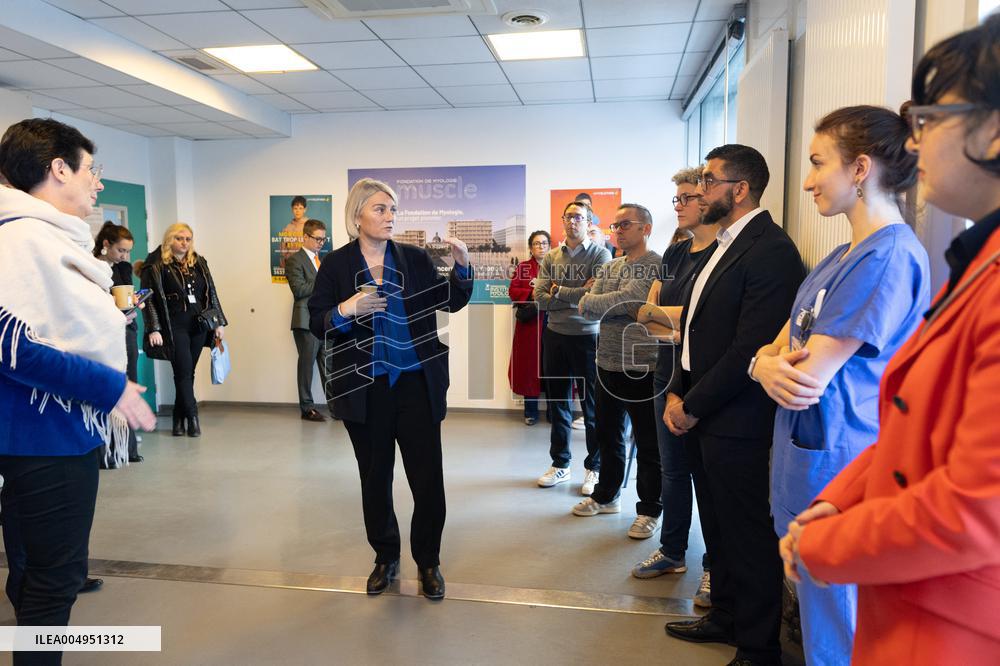 Stephanie Rist visits the Institute of Myology - Paris