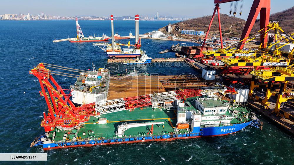 Haixi Bay Ship and Marine Industry Base in Qingdao