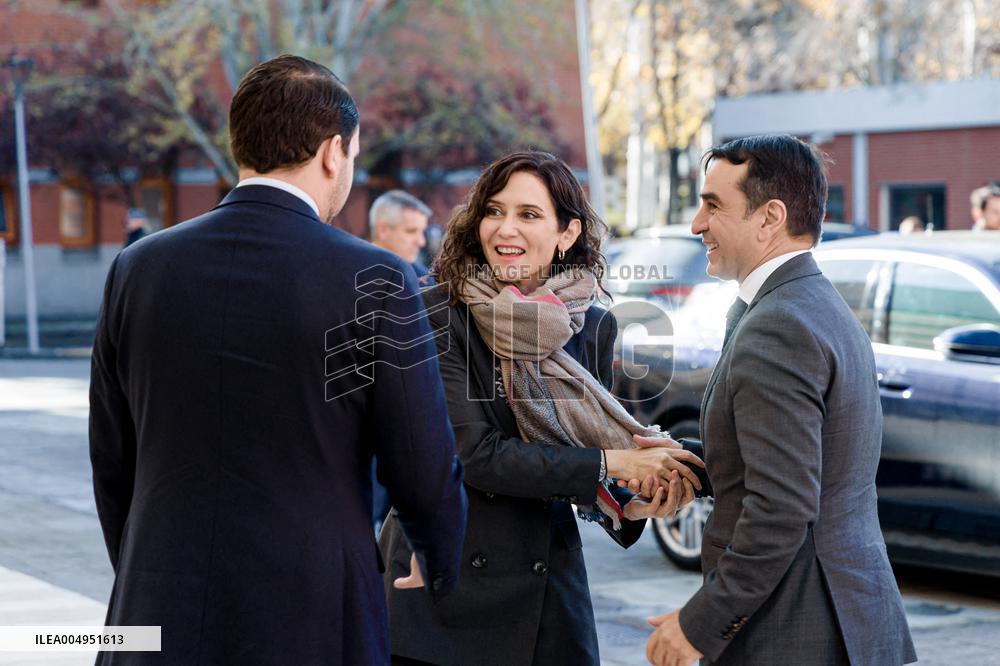 King Felipe At Democratization Conference - Madrid