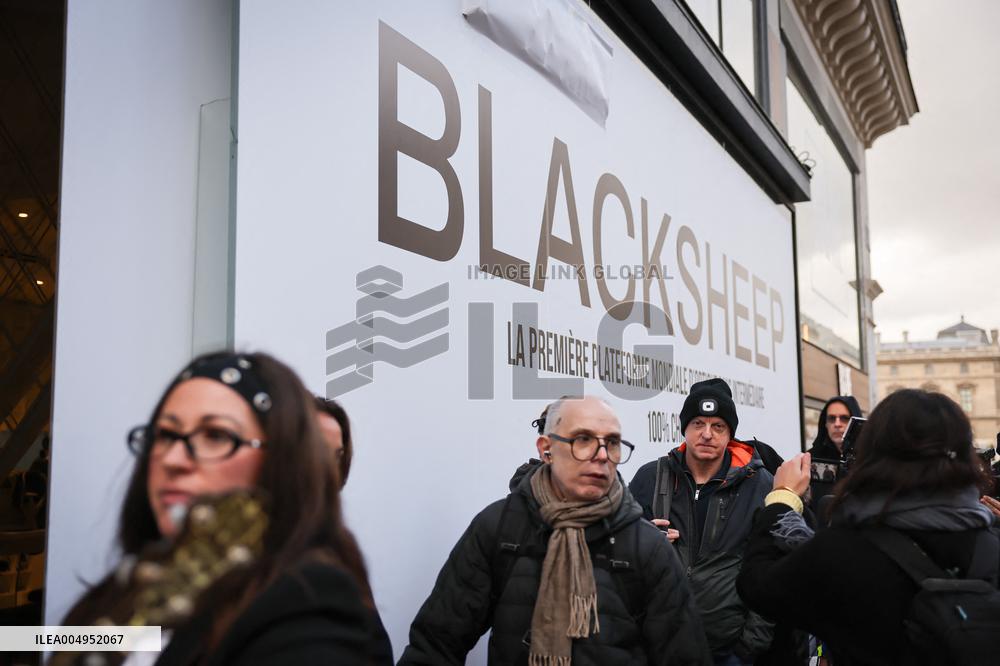 Opening of the discount eyeglasses shop Blacksheep - Paris AJ