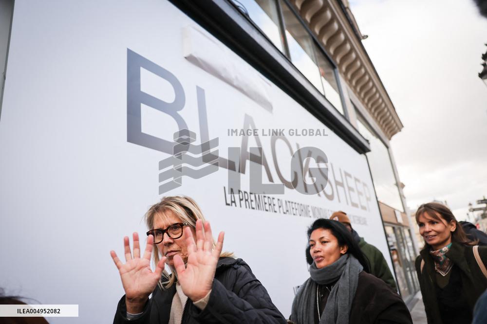 Opening of the discount eyeglasses shop Blacksheep - Paris AJ