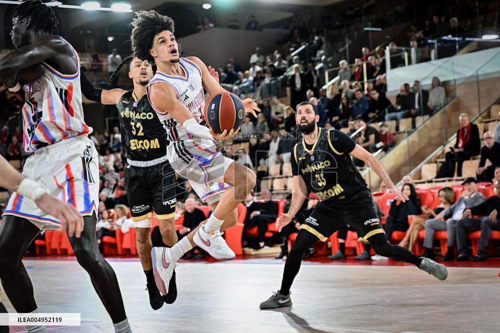 French Cup Round of Sixteen - AS Monaco v Paris Basket