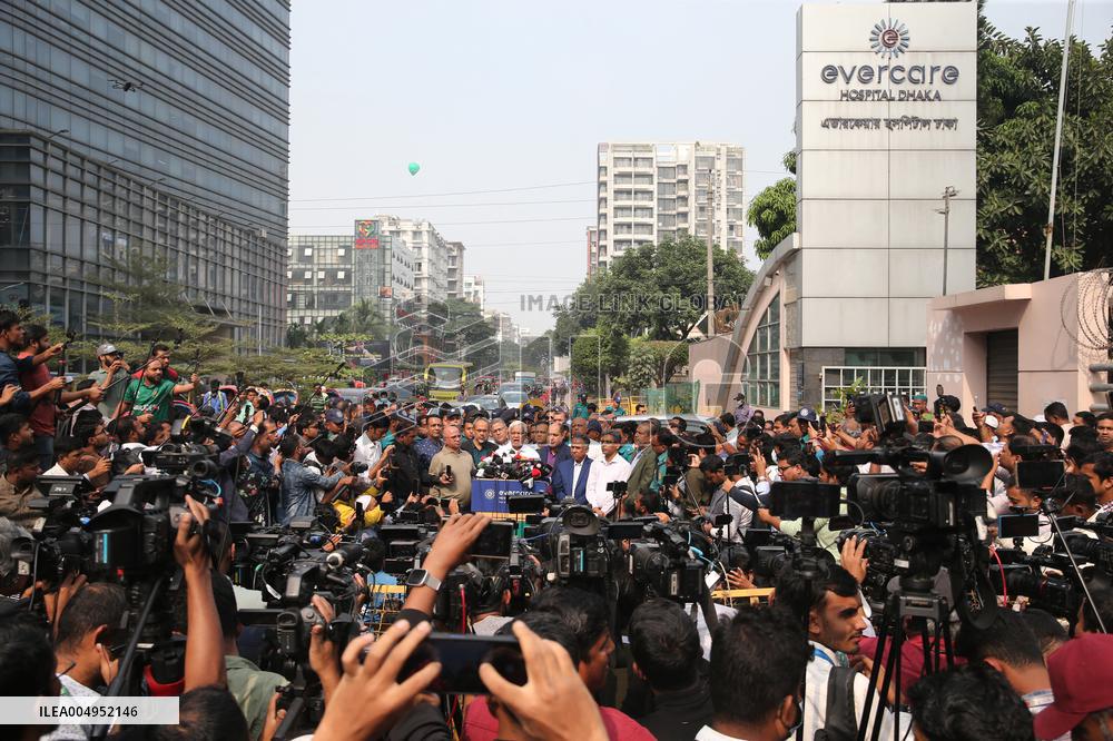 BNP Chairperson Khaleda Zia Hospitalised - Bangladesh