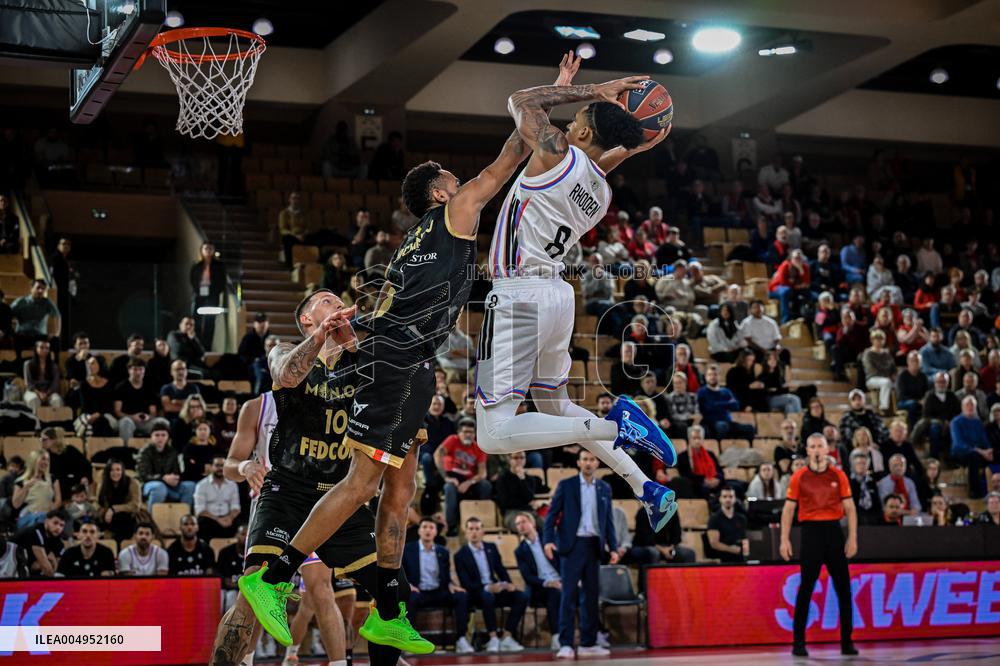 French Cup Round of Sixteen - AS Monaco v Paris Basket