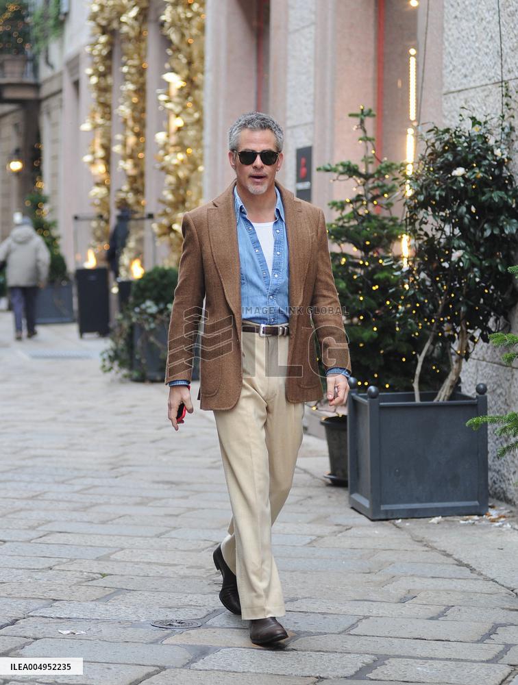 Chris Pine Out And About - Milan