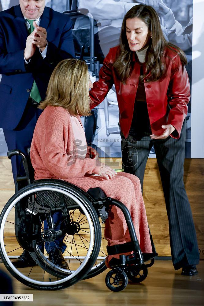 Queen Letizia At Discapacidad Awards 2025 - Salamanca