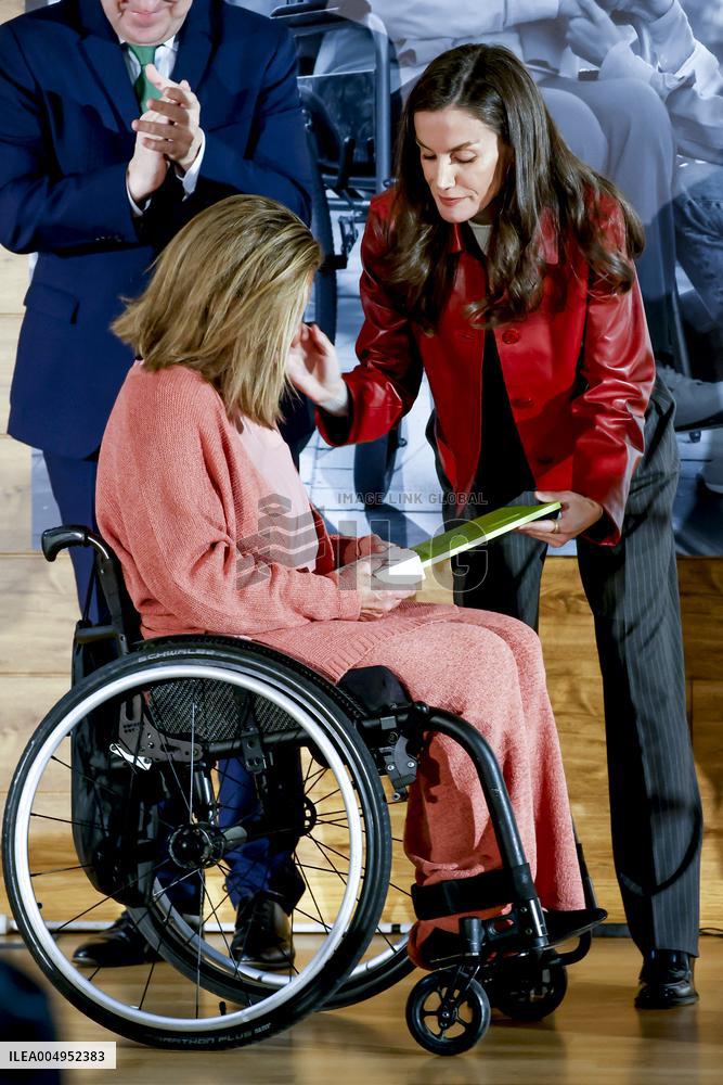 Queen Letizia At Discapacidad Awards 2025 - Salamanca