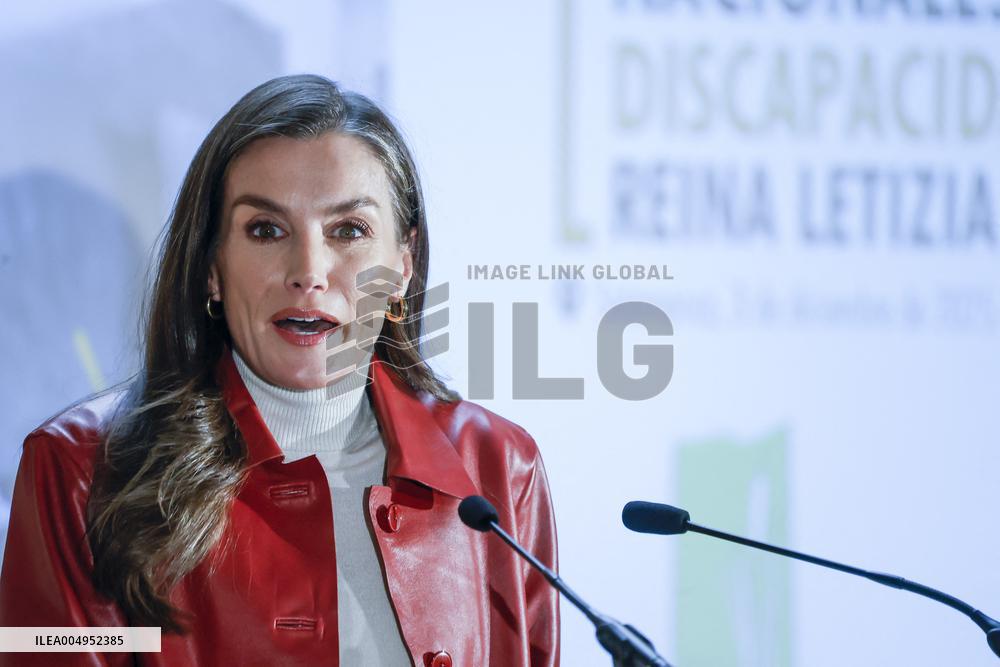 Queen Letizia At Discapacidad Awards 2025 - Salamanca