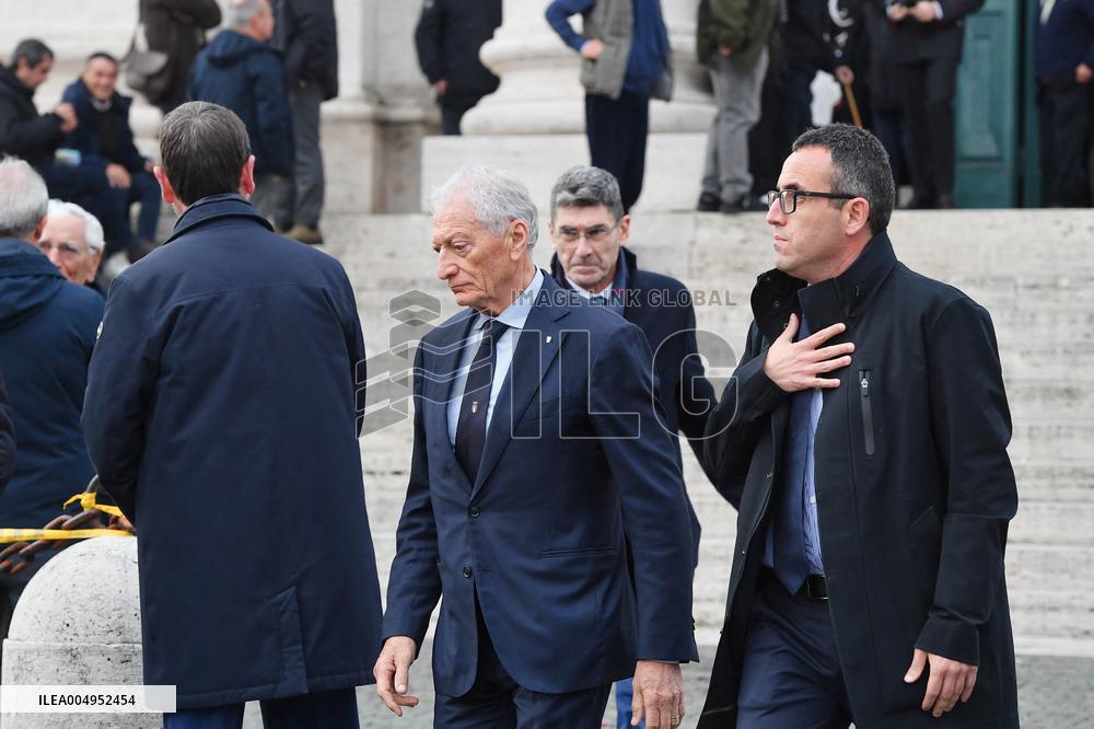 Funeral of Nicola Pietrangeli - Rome