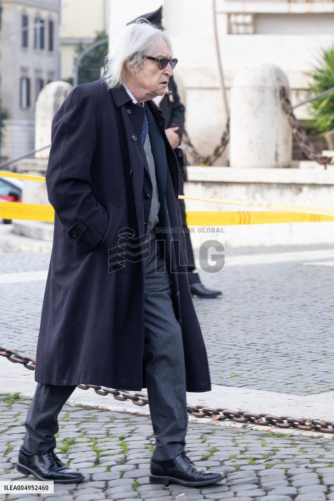 Funeral of Nicola Pietrangeli - Rome