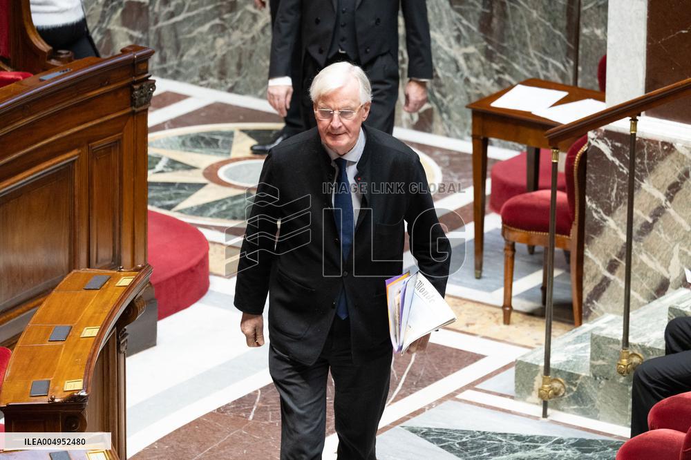 Questions to the government at the National Assembly - Paris