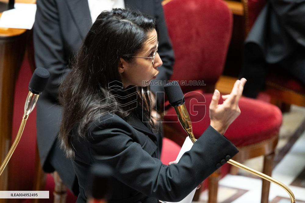 Questions to the government at the National Assembly - Paris