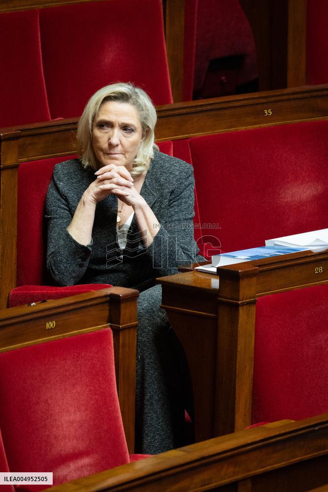 Questions to the government at the National Assembly - Paris