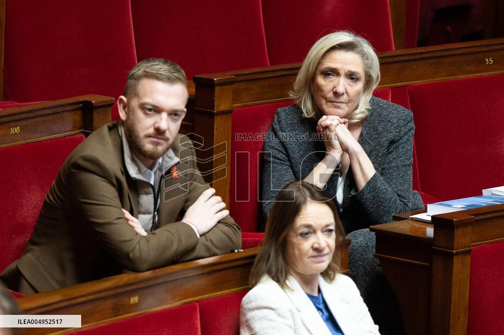 Questions to the government at the National Assembly - Paris