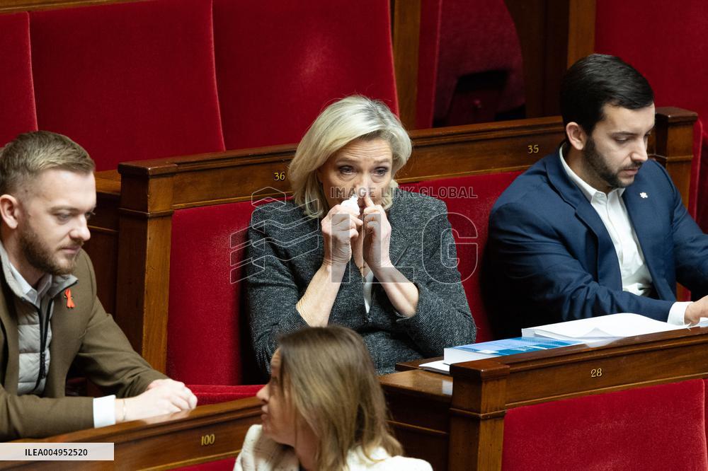 Questions to the government at the National Assembly - Paris