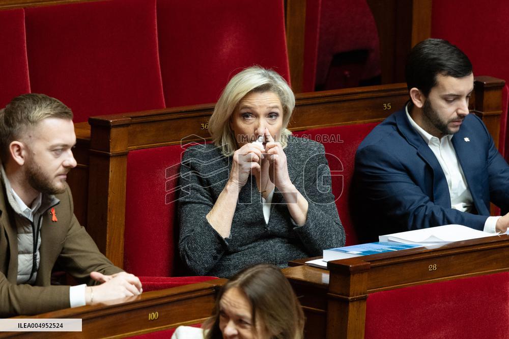 Questions to the government at the National Assembly - Paris