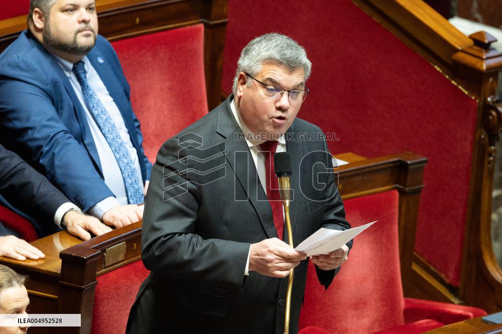 Questions to the government at the National Assembly - Paris