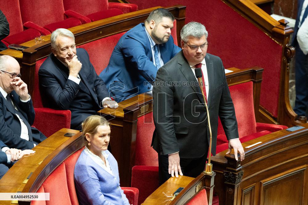 Questions to the government at the National Assembly - Paris