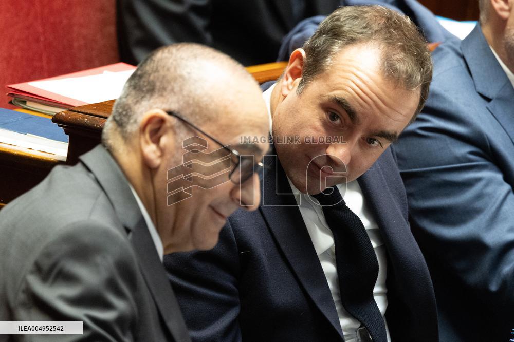 Questions to the government at the National Assembly - Paris