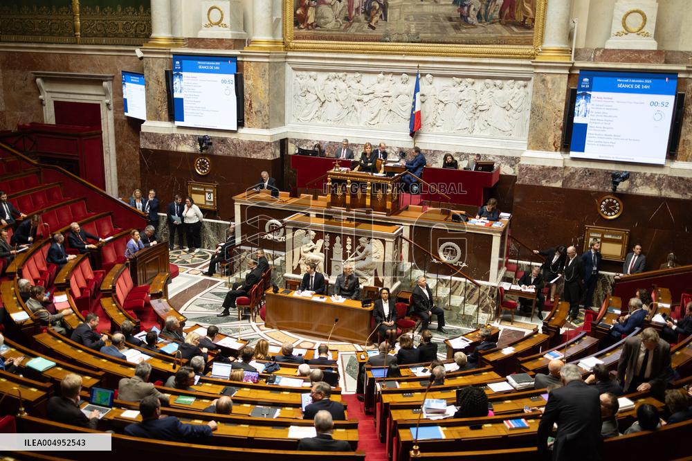 Questions to the government at the National Assembly - Paris