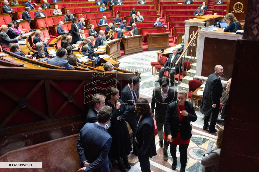 Questions to the government at the National Assembly - Paris