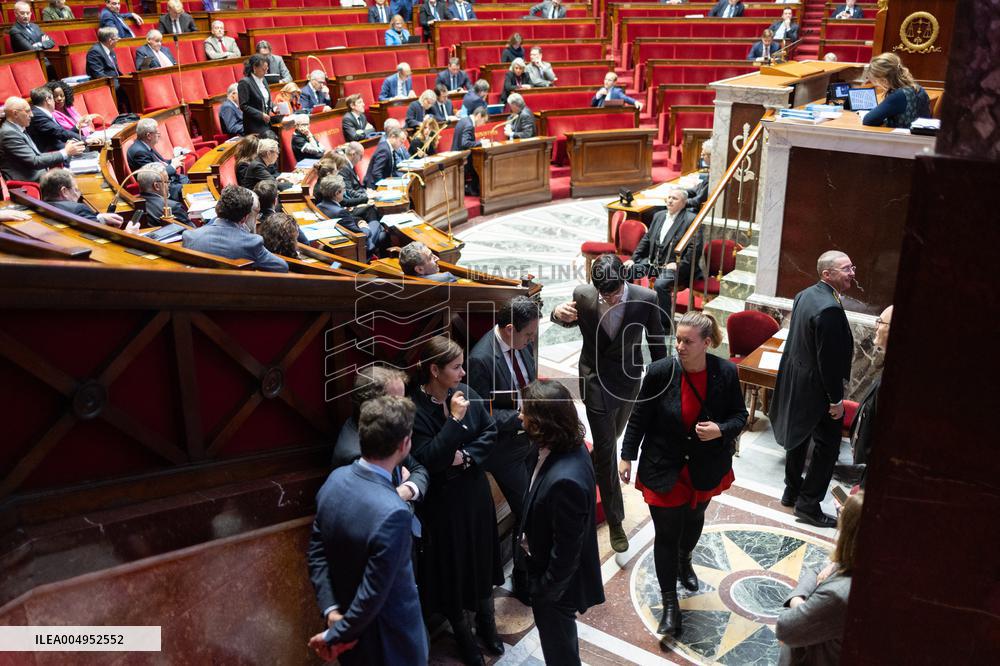 Questions to the government at the National Assembly - Paris