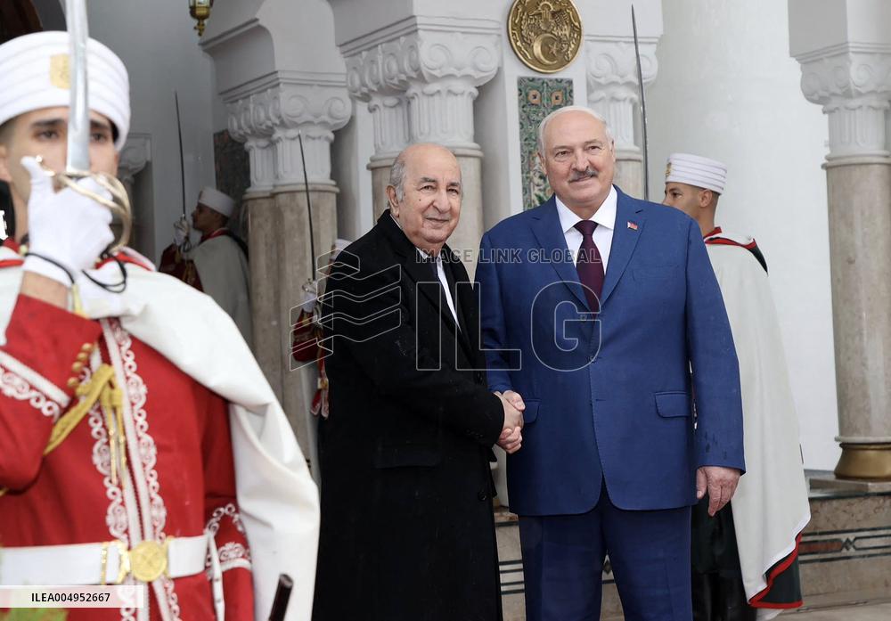 President of The Algerian Republic Receives Belarusian President - Algiers