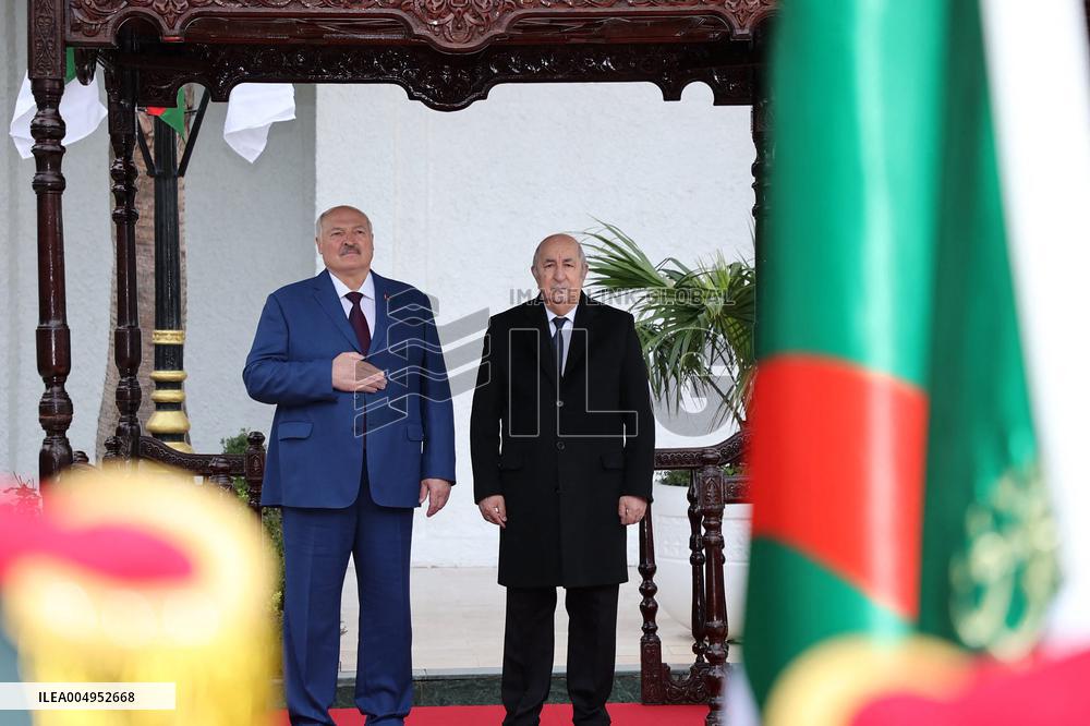 President of The Algerian Republic Receives Belarusian President - Algiers