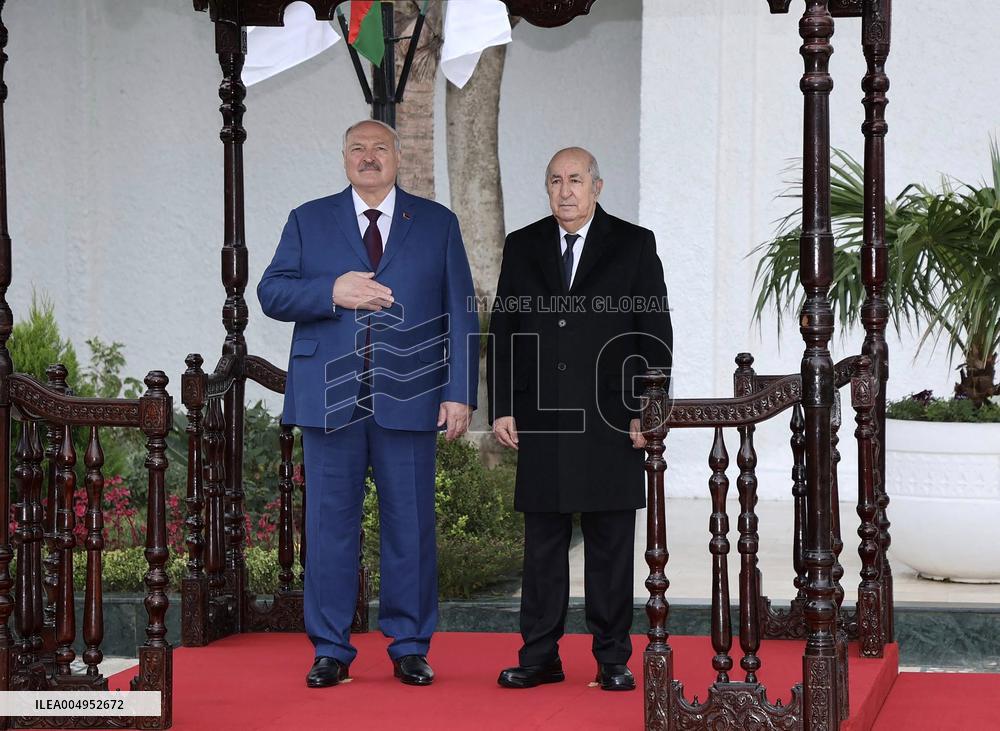 President of The Algerian Republic Receives Belarusian President - Algiers
