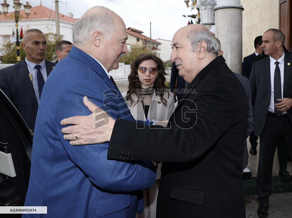 President of The Algerian Republic Receives Belarusian President - Algiers