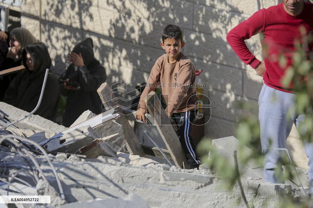 Israeli Army Demolishes Al Walaja Homes - Bethlehem