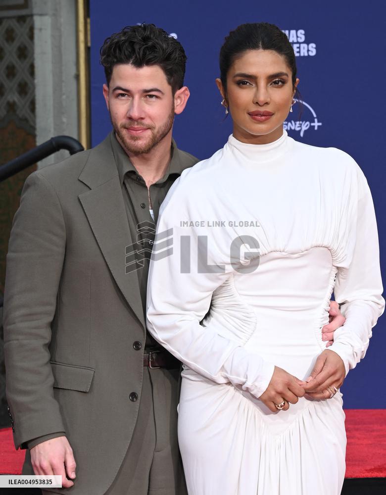 Jonas Brothers Hand and Footprint Ceremony