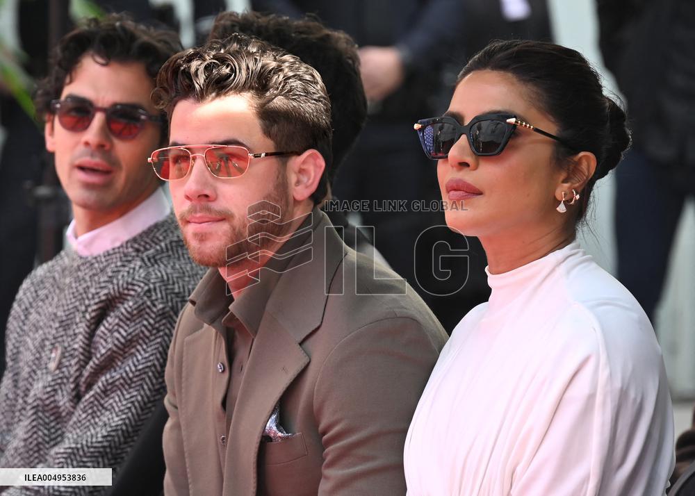 Jonas Brothers Hand and Footprint Ceremony