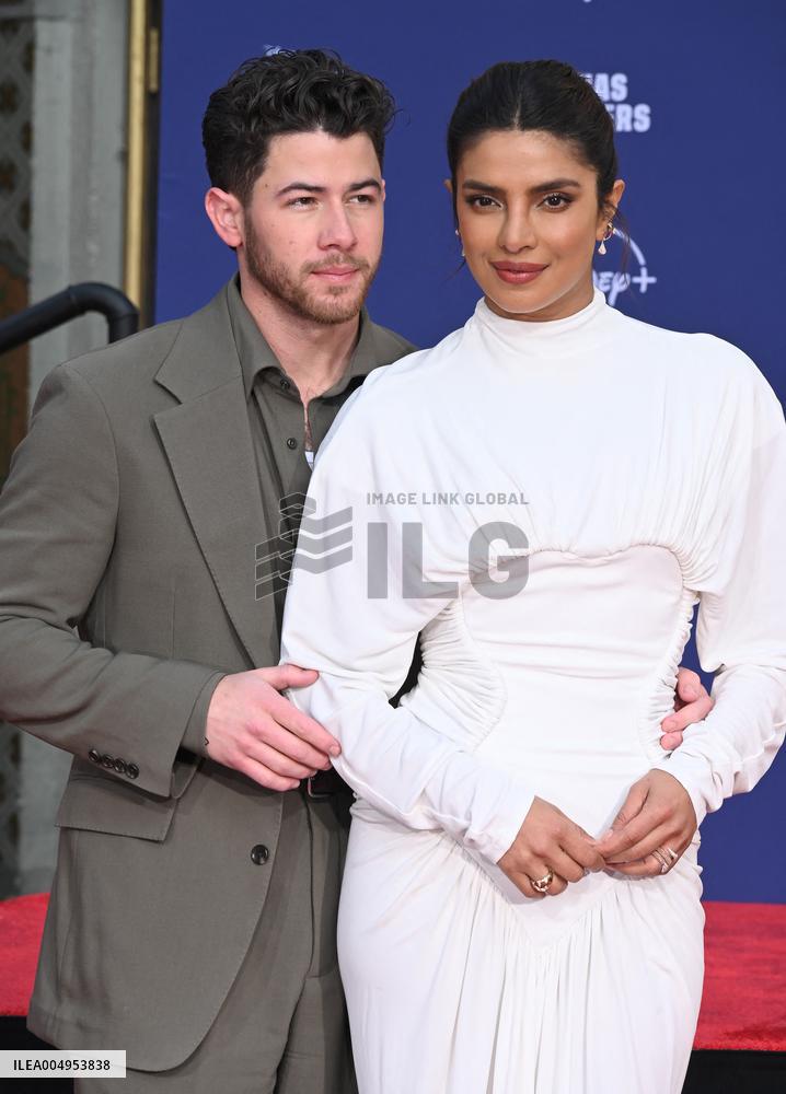 Jonas Brothers Hand and Footprint Ceremony