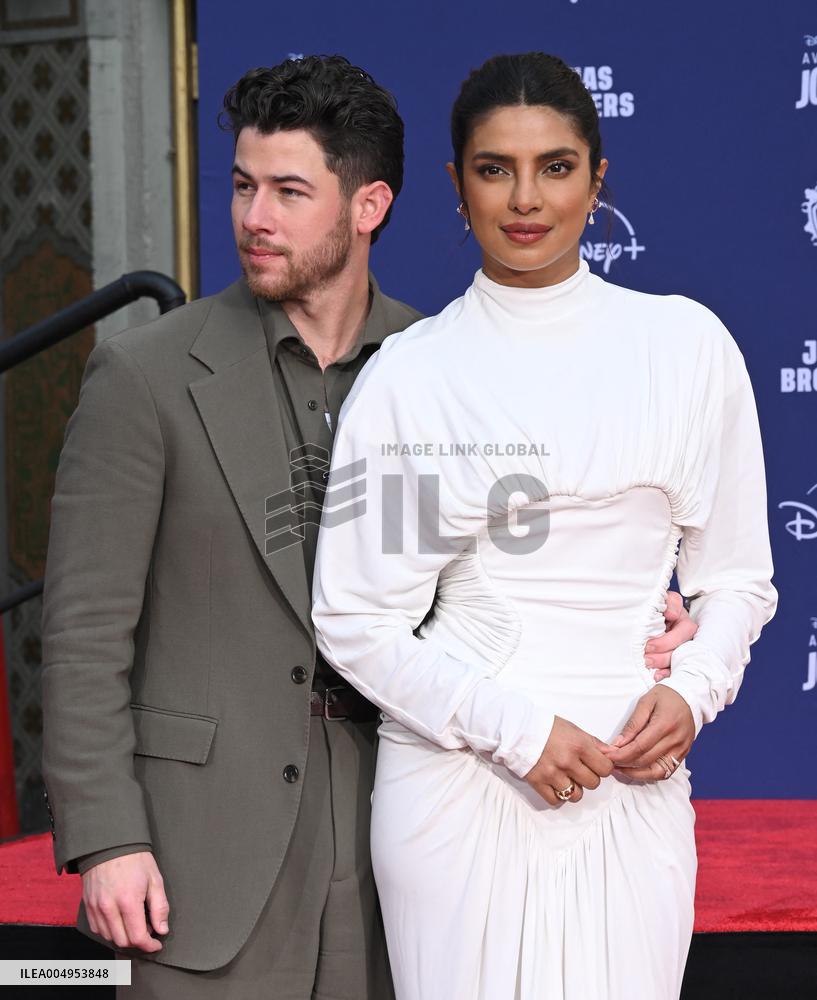 Jonas Brothers Hand and Footprint Ceremony