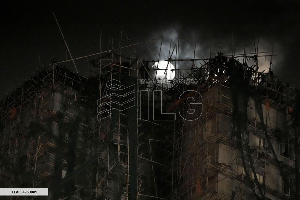 Aftermath of Hong Kong fire