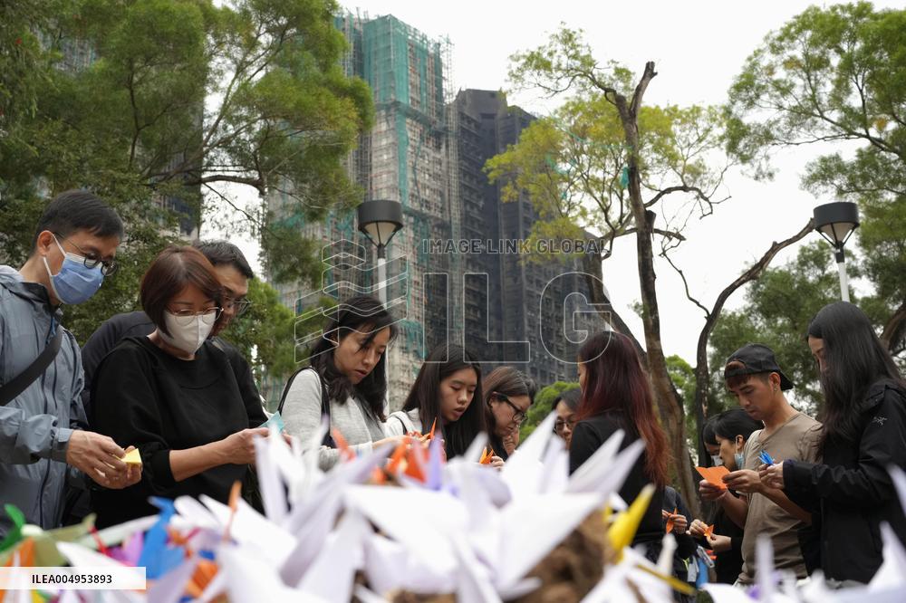 Aftermath of Hong Kong fire