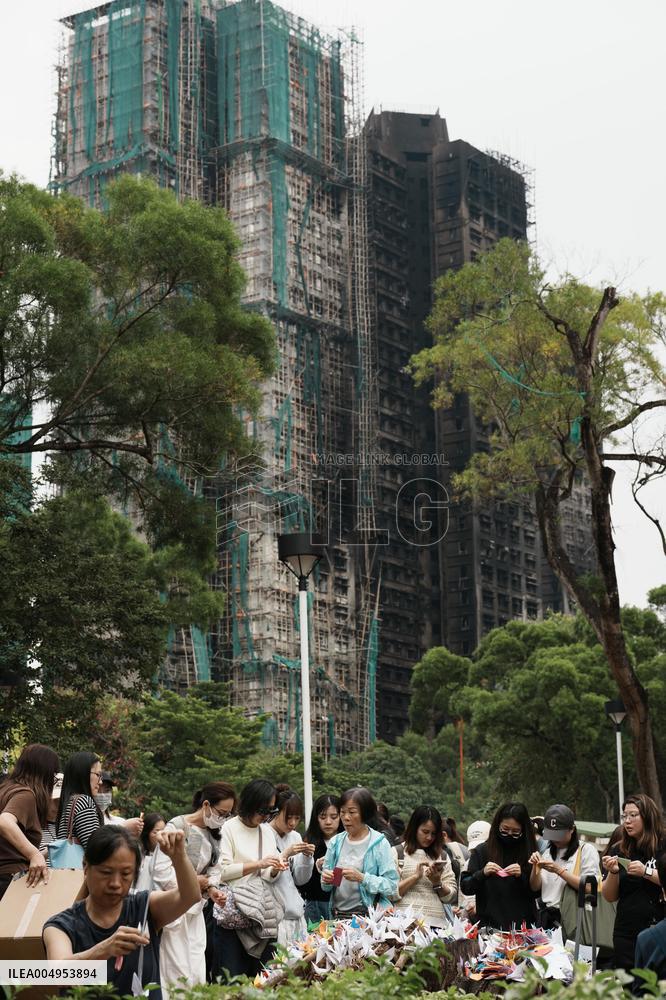 Aftermath of Hong Kong fire